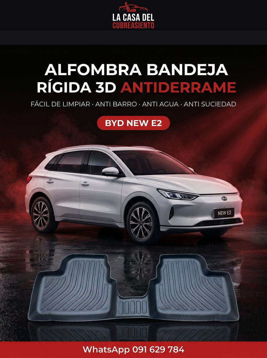 Alfombra Byd E2 Dolphin   Bandeja 3d Negro